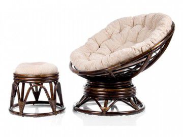 Кресло-качалка Pretoria с подушкой, Артикул 6750085, Размеры (ДхГхВ): 1150 х 1150 х 900 мм