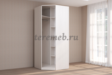 Шкаф угловой Кэт-4 (бодега светлый/кайман белый), цена 15600 руб. - фото товара, ракурс 2