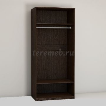 Шкаф 2-х дверный Кэт-4 (венге/кайман коричневый), цена 14450 руб. - фото товара, ракурс 2