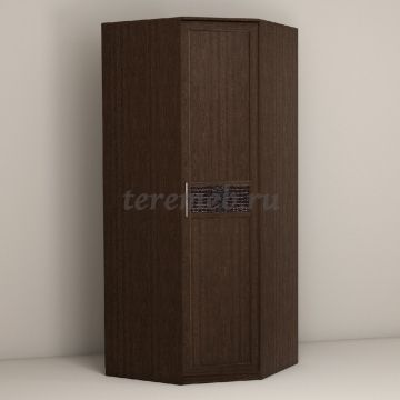 Шкаф угловой Кэт-4 (венге/кайман коричневый) - фото товара, ракурс 1