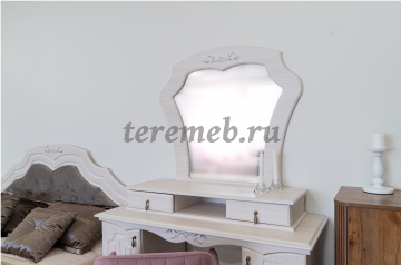 Стол туалетный Кантри 06.33, Артикул СТ-1418, Размеры (ДхГхВ): 1190 х 490 х 1750 мм