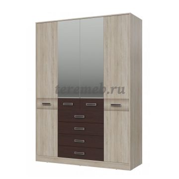 Шкаф 4-х дверный Румба 4-4817, цена 28500 руб. - фото товара, ракурс 2