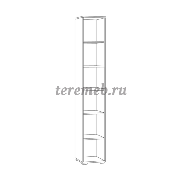 Шкаф-пенал Октава 13.228, цена 6600 руб. - фото товара, ракурс 2