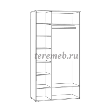 Спальня Остин вариант 2, цена 84000 руб. - фото товара, ракурс 2