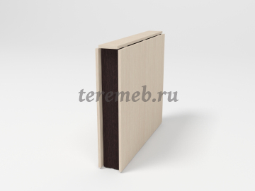 Стол-книжка СтК-9 (венге/дуб молочный), Артикул С-2607, Размеры (ДхГхВ): в сложенном виде:, 864 х 150 х 740 мм, в разложенном виде:, 1531 х 864 х 740 мм