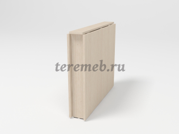 Стол-книжка СтК-9 (дуб молочный), Артикул С-2609, Размеры (ДхГхВ): в сложенном виде:, 864 х 150 х 740 мм, в разложенном виде:, 1531 х 864 х 740 мм