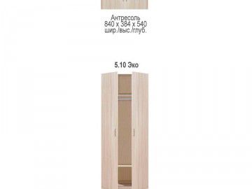 Шкаф 2-х дверный Эко 5.10, цена 7350 руб. - фото товара, ракурс 2