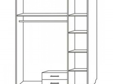 Шкаф 3-х дверный Эко 5.14, цена 13400 руб. - фото товара, ракурс 2