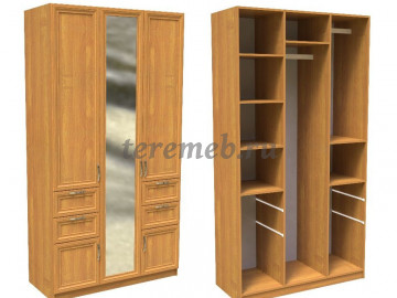 Шкаф 3-х дверный Феникс ШК-3/4 - фото товара, ракурс 1
