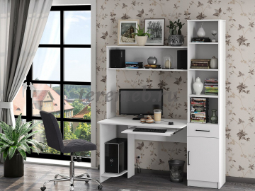 Стол компьютерный Интел-2 (бодега светлый) - фото товара, ракурс 1