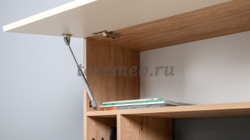 Стол компьютерный Комфорт 12.71 (гикори рокфорд натуральный/сатин), Артикул СК-3354, Размеры (ДхГхВ): 1167 х 602 х 1654 мм