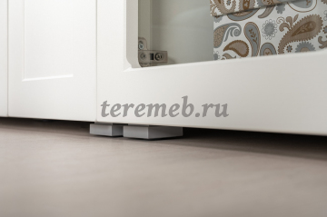 Шкаф-витрина Остин 16.394.02, Материалы: ЛДСП; МДФ; ПВХ; ДВП; Стекло, Цвет: Дуб крафт золотой/Белый шагрень