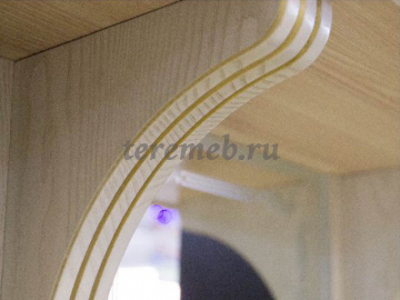 Прихожая АНЖЕЛИКА (бодега светлый/ясень шимо светлый), Артикул BIT000318, Размеры (ДхГхВ): 1100 х 450 х 2100 мм