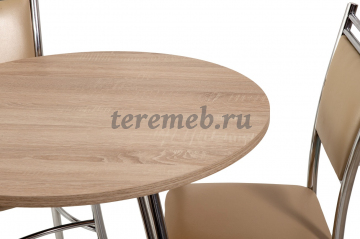 Стол обеденный ЛОТОС (дуб сонома), цена 4600 руб. - фото товара, ракурс 2