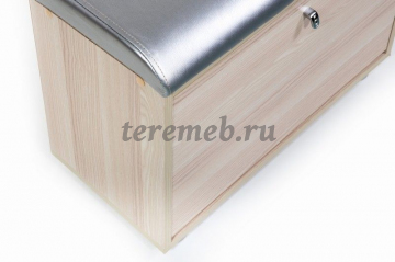 Обувница МС-1 (ясень шимо светлый/серебро №116) - фото товара, ракурс 4