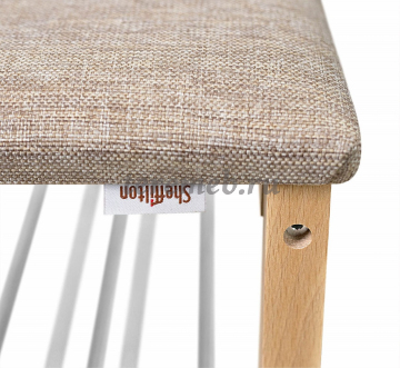 Полка для обуви с банкеткой SR-0628 (лак/кедровый), цена 6100 руб. - фото товара, ракурс 2