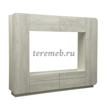 Стенка Лаванда-2 (бетон пайн белый), цена 19350 руб. - фото товара, ракурс 2