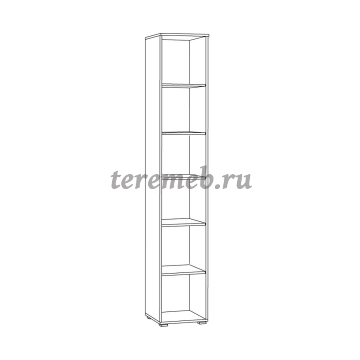 Шкаф-витрина Остин 16.394.03, цена 12200 руб. - фото товара, ракурс 2