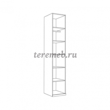Шкаф-пенал Валенсия 13.207.01, цена 14800 руб. - фото товара, ракурс 2