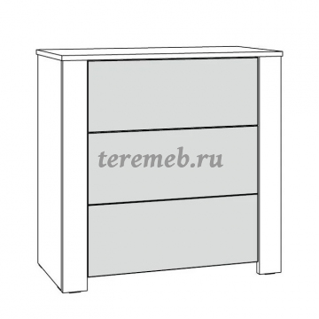 Комод Джастин 16.228.03, цена 6550 руб. - фото товара, ракурс 2