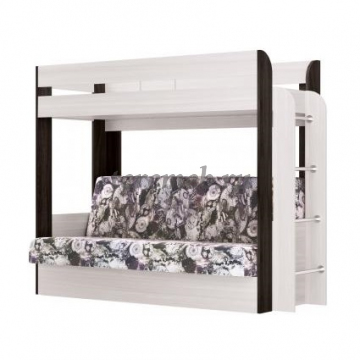 Кровать двухъярусная с диван-кроватью Немо, цена 27450 руб. - фото товара, ракурс 2