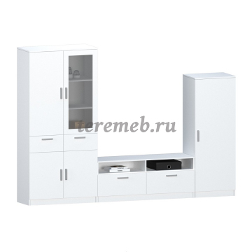 Шкаф Соло 20.02 (белый), цена 3500 руб. - фото товара, ракурс 2