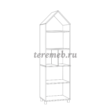 Шкаф комбинированный Эйп 13.14, цена 9050 руб. - фото товара, ракурс 2