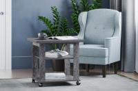 Стол журнальный раскладной Консул НМ 011.67 Х (цемент темный)