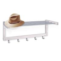 Вешалка настенная SHT-WH4 Альберо (белёный/металлик)