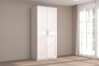 Шкаф 2-х дверный Кэт-4 (бодега светлый/кайман белый)