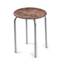 Табурет ЛОТОС (металлик/коньяк)