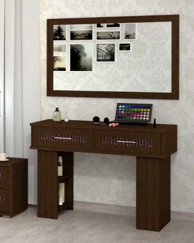 Стол туалетный Кэт-4 (венге/кайман коричневый)