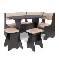 Кухонный уголок ТЮЛЬПАН (венге/ткань латте)