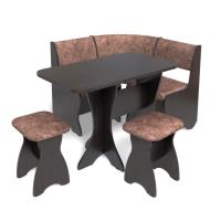 Кухонный уголок ТЮЛЬПАН МИНИ (венге/ткань коньяк)