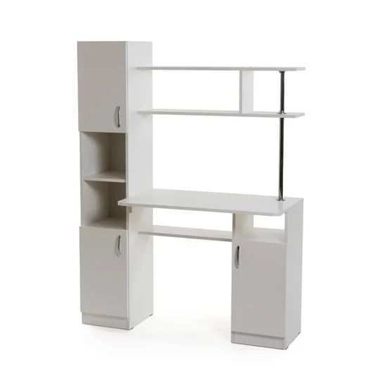 Стол компьютерный СК-7 Бител (белый)