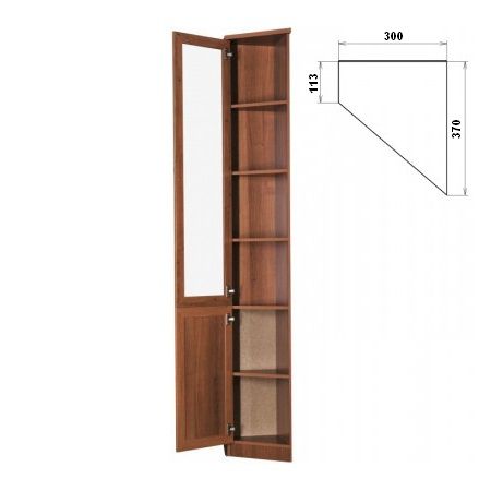 Шкаф для книг Гарун 209 левый