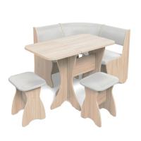 Кухонный уголок ТЮЛЬПАН МИНИ (ясень шимо светлый/борнео милк)