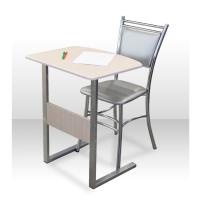 Стол для ноутбука СК Бител (металлик/ясень шимо светлый)