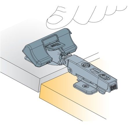 Доводчик Glissando TL2 + 2 петли EasyFix