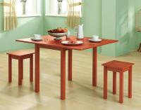 Стол обеденный раскладной прямая нога