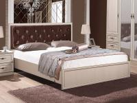 Кровать 1,6 Габриэлла 06.02-03 (вудлайн кремовый/сандал белый)