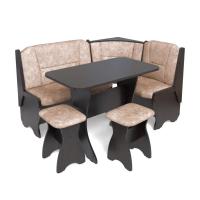 Кухонный уголок ОРХИДЕЯ (венге/ткань латте)