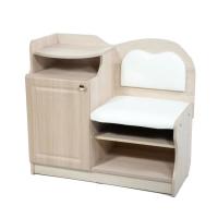 Банкетка №1 (ясень шимо светлый/борнео милк)