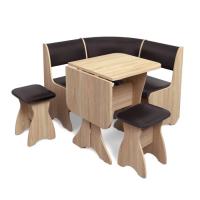 Кухонный уголок ТЮЛЬПАН МИНИ (дуб сонома/борнео умбер)