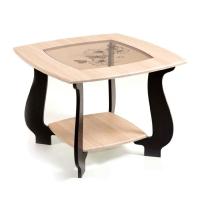 Стол журнальный СЖ-22 с рисунком Р2 (венге/дуб молочный)