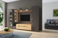 Стенка Лофт-20 (бронзовый век/дуб вотан)