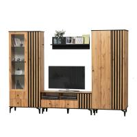 Стенка Либерти 4 (дуб вотан/чёрный)