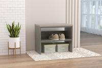 Тумба для обуви 600 Мягкая (камень темный)