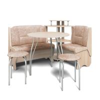 Кухонный уголок ЛОТОС (ясень шимо светлый/ткань латте)