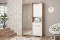Прихожая Иннэс-4 (дуб крафт золотой/белый)